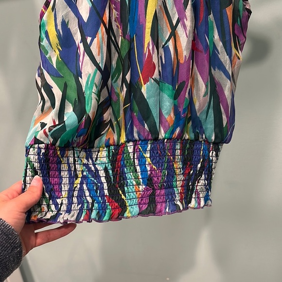 River Island Multicolor Sleeveless Ruffle Top - Picture 2 of 6